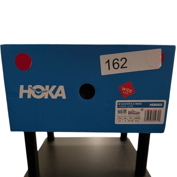 SOLD - HOKA One One Gaviota 5 men’s size 9.5 Wide in grey and blue - Picture 9 of 10